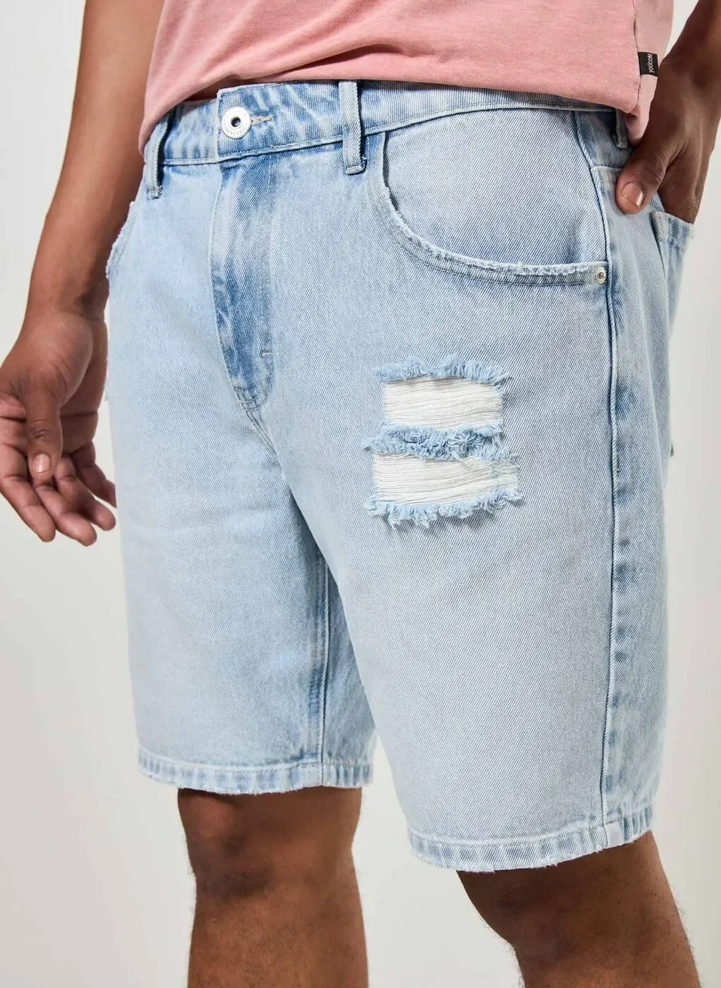 Bermuda Jeans Clara Com Desfiado