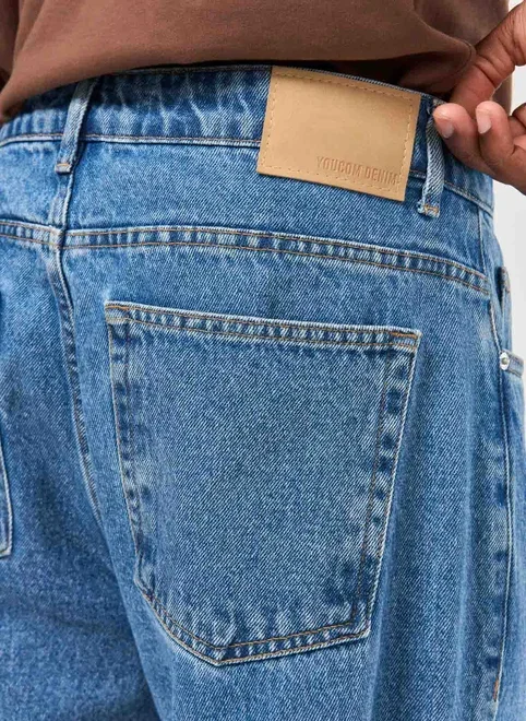 Calça Reta Jeans