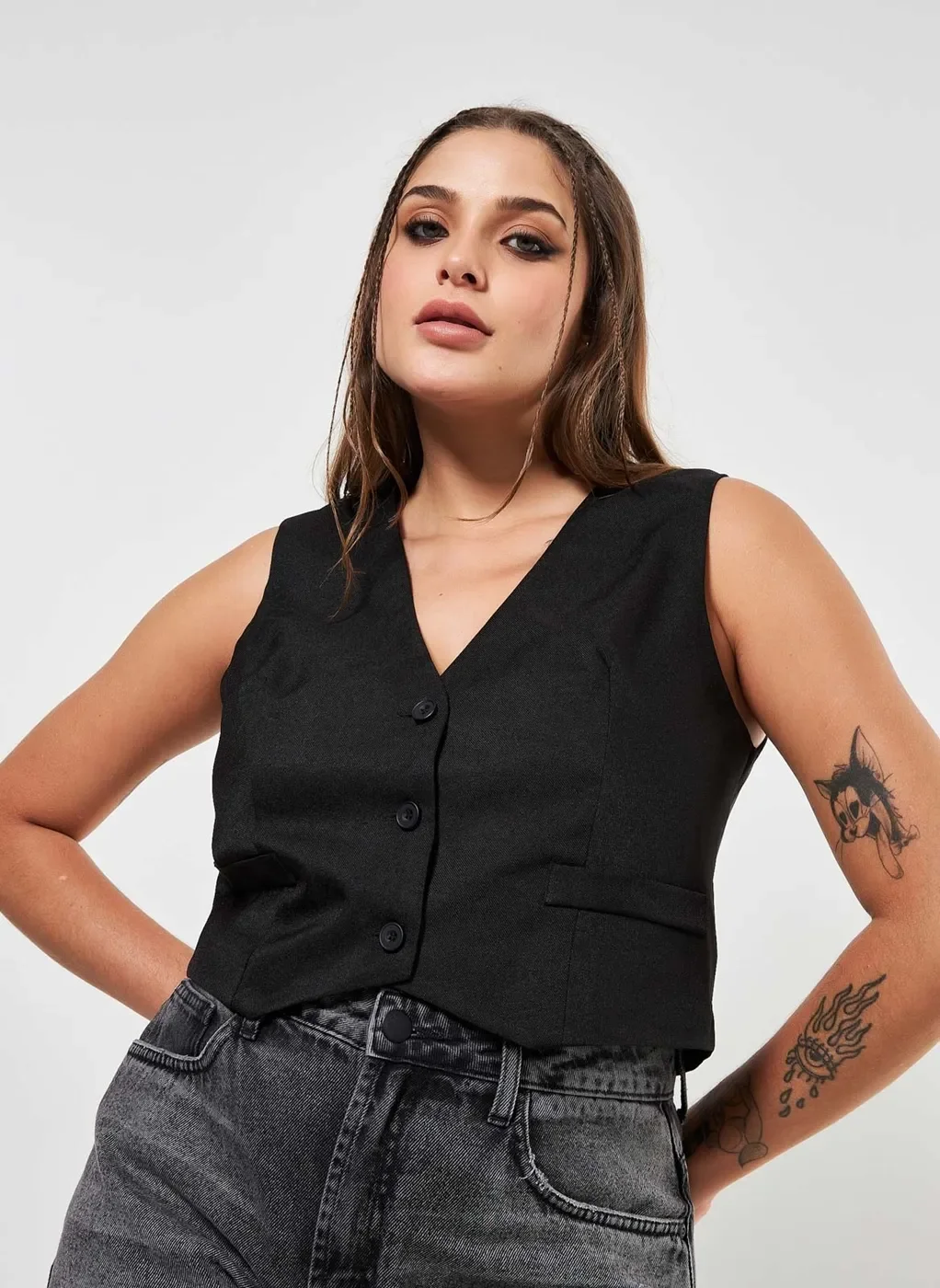 Colete De Alfaiataria Preto