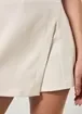 Short Saia De Alfaiataria Com Fenda