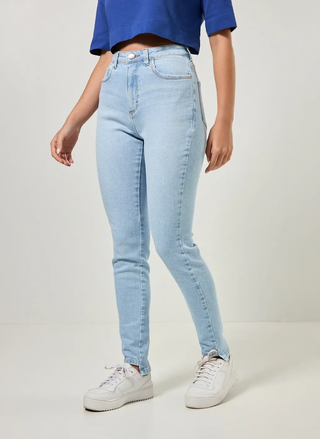 Calça Skinny Jeans Clara Com Elastano
