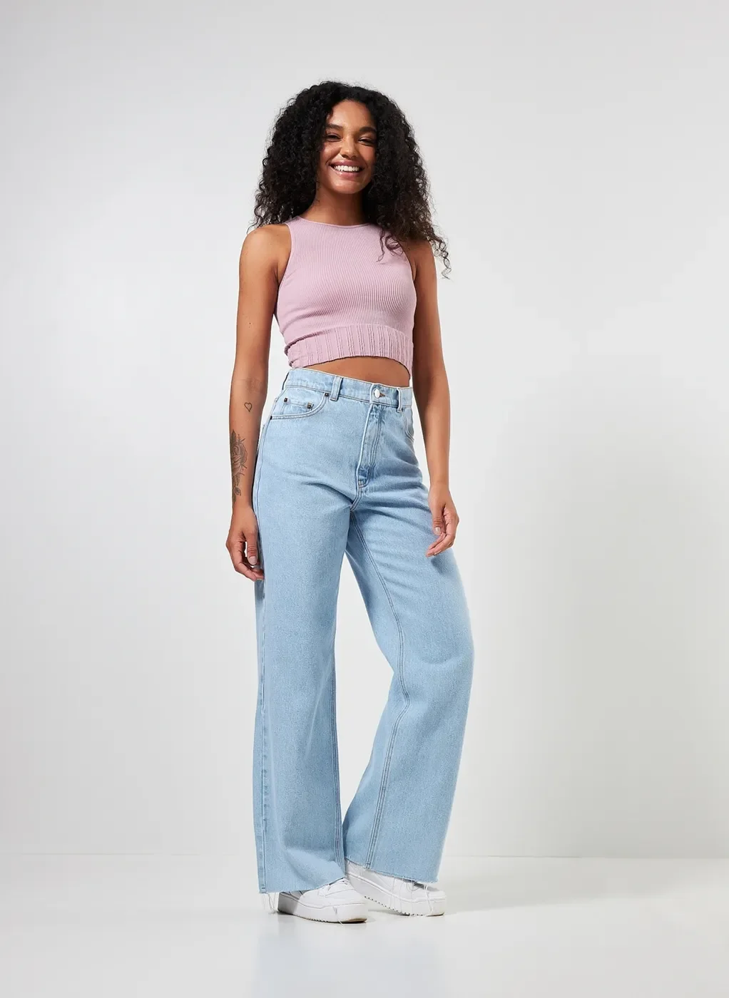 Blusa Cropped Halter Seamless