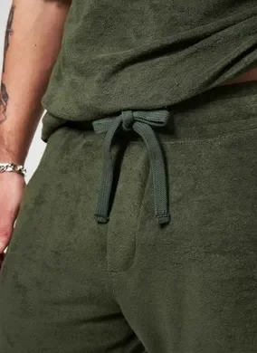 Bermuda Atoalhada Verde Militar