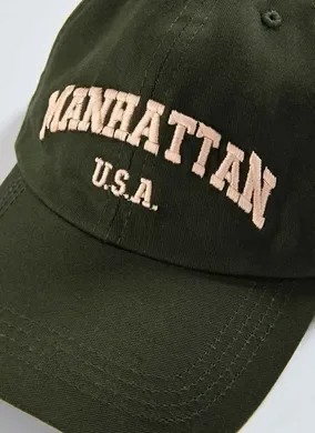 Boné Verde Militar Manhattan