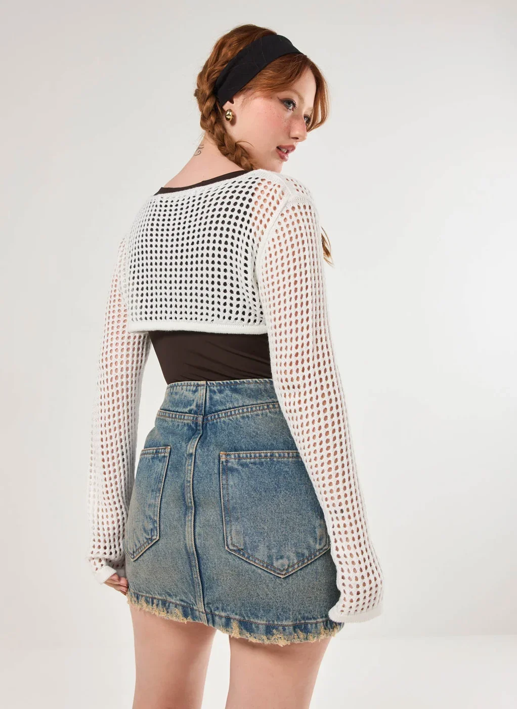 Super Cropped Em Tricô Abertinho