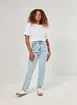 Calça Mom Jeans De Cintura Alta