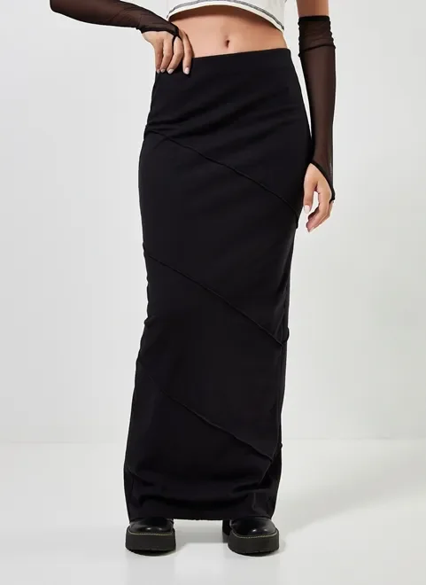 Saia Longa Preta Justa