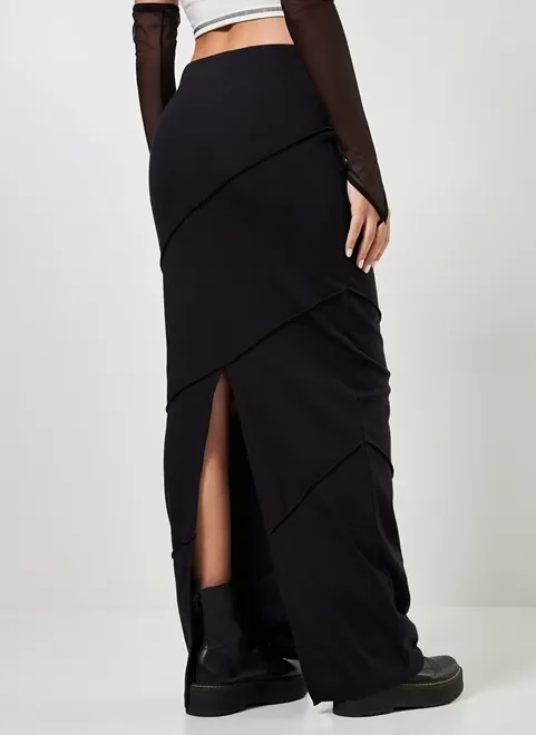 Saia Longa Preta Justa