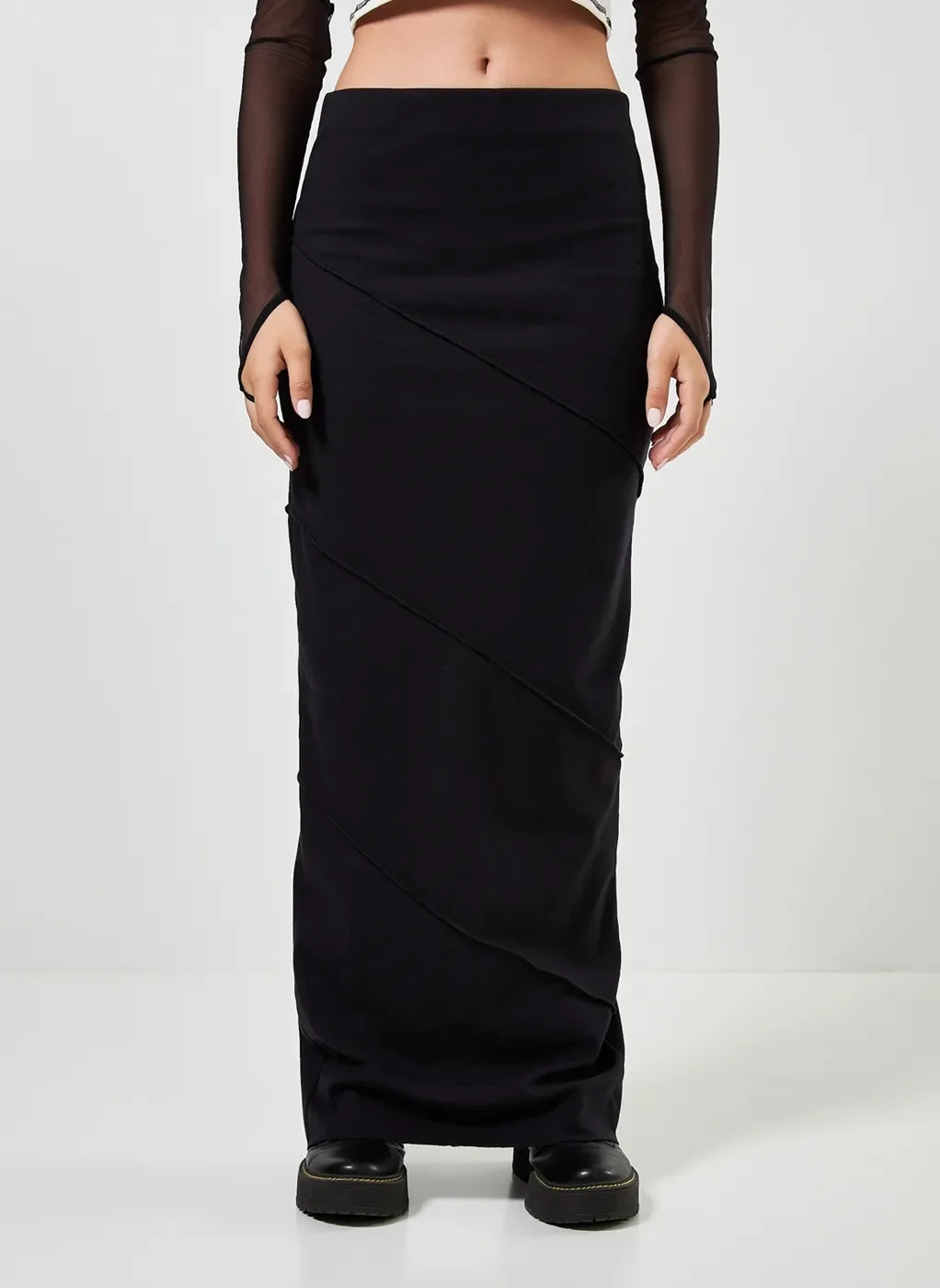 Saia Longa Preta Justa