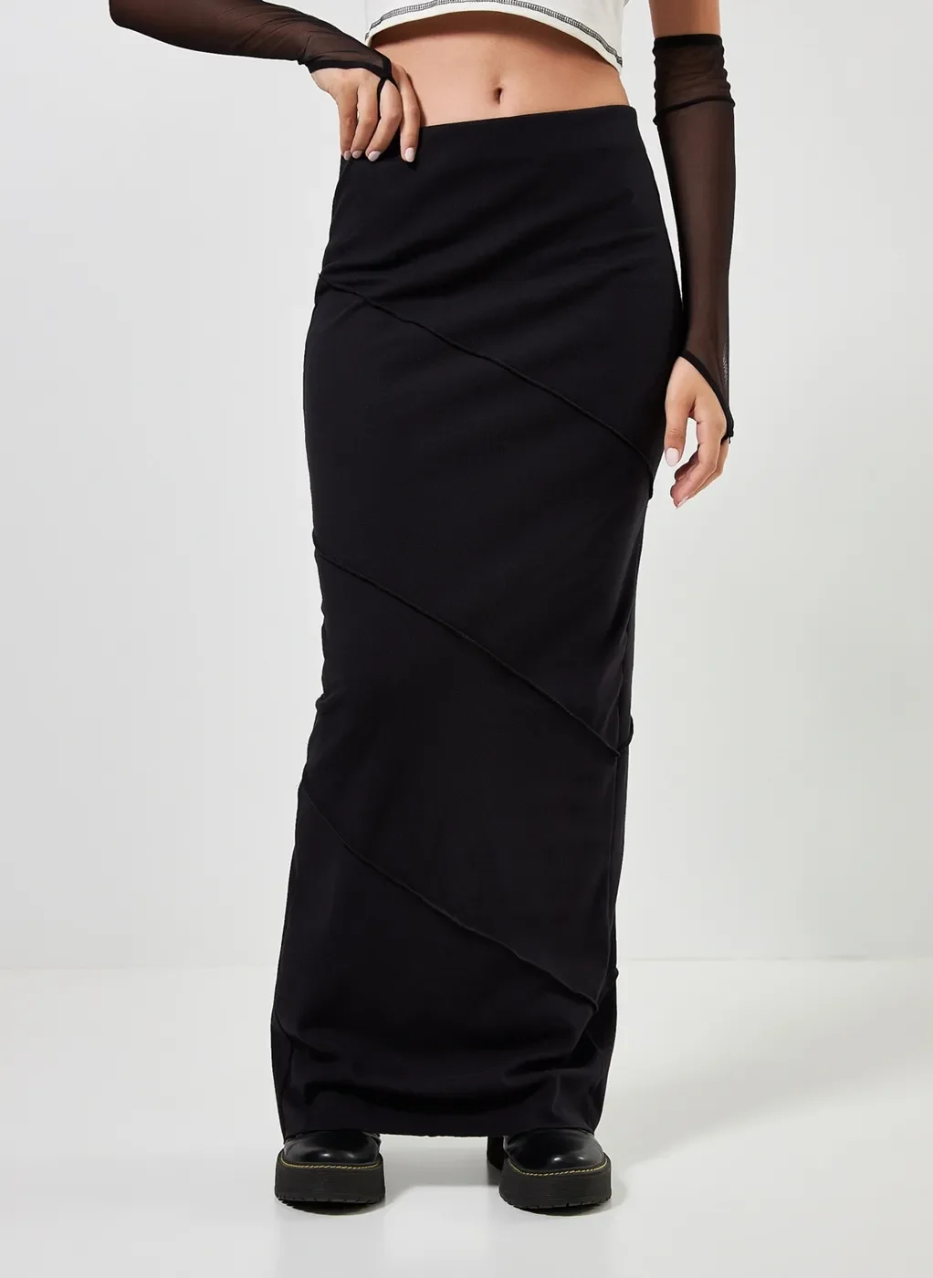 Saia Longa Preta Justa