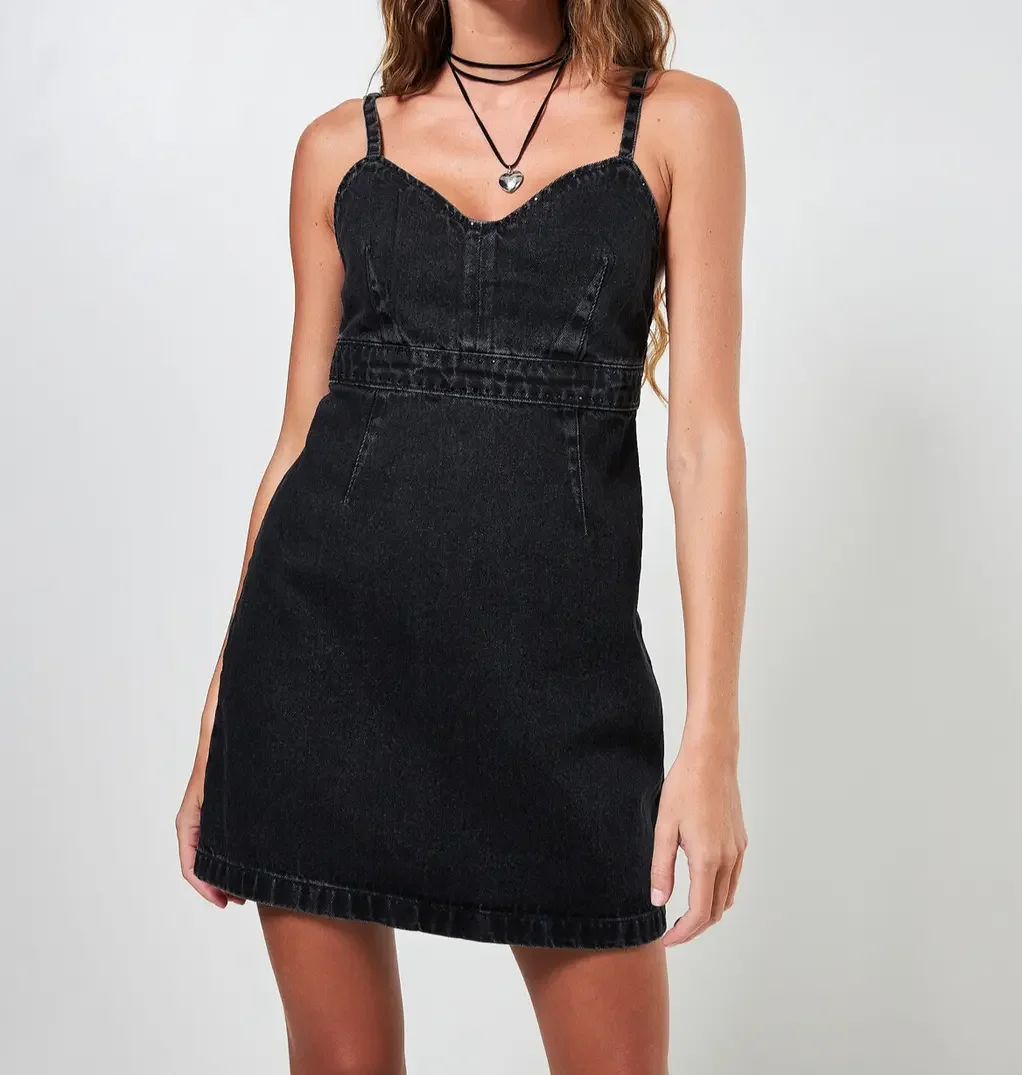 Vestido Jeans Preto