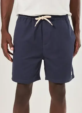 Bermuda Short Em Sarja Azul Marinho