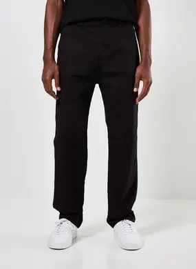 Calça Chino Em Sarja Preta