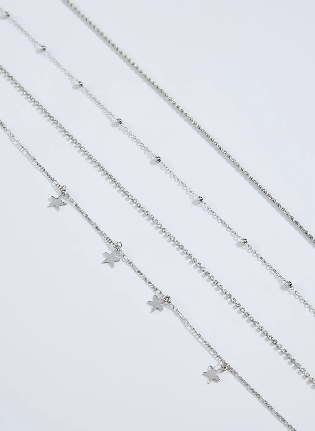 Conjunto Chokers Estrelas E Strass