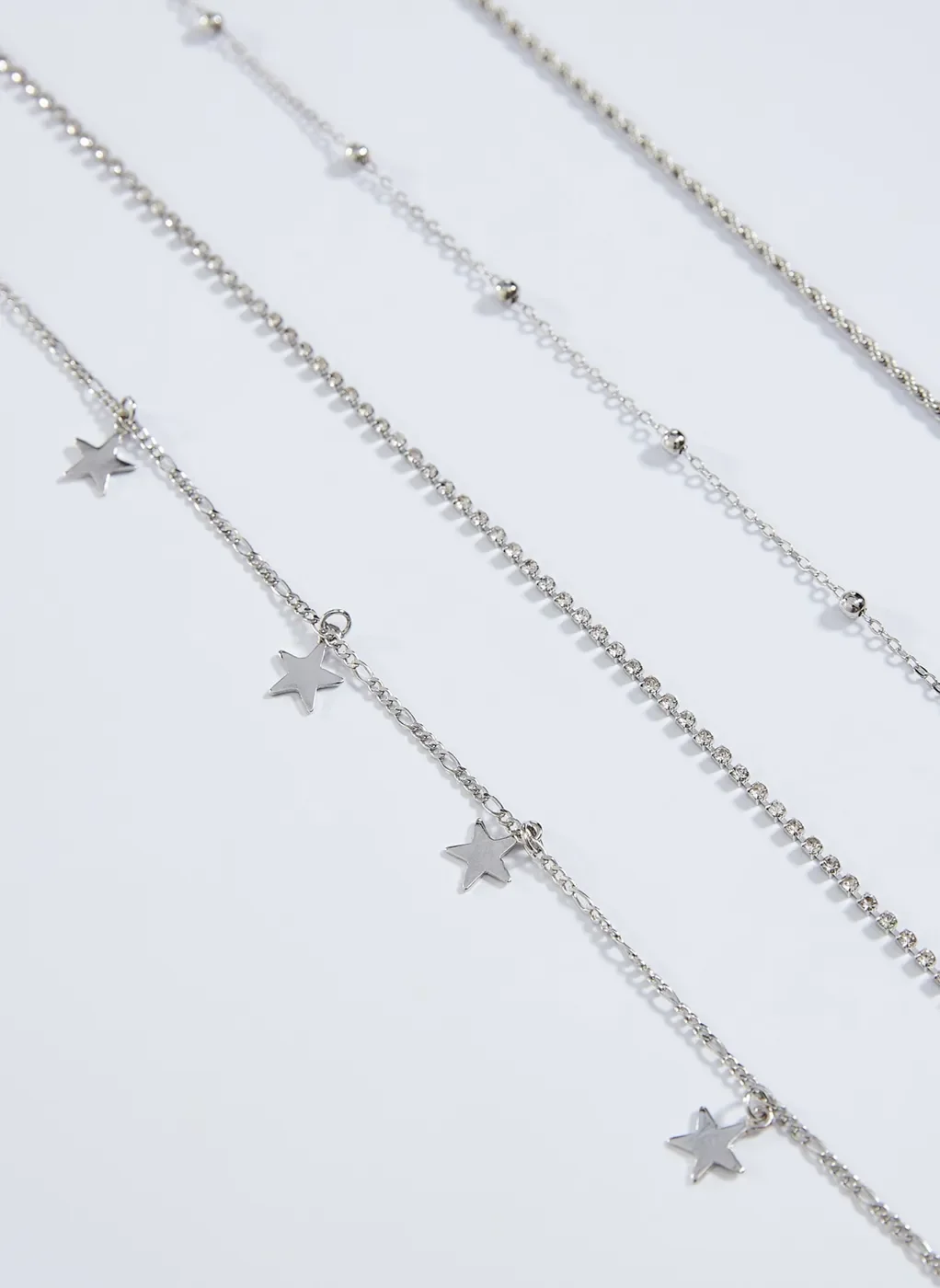Conjunto Chokers Estrelas E Strass
