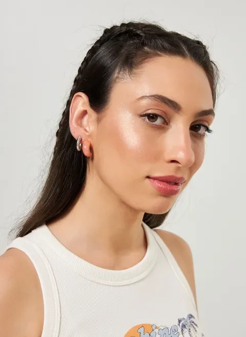 Kit Argolinhas Prateadas E Coloridas