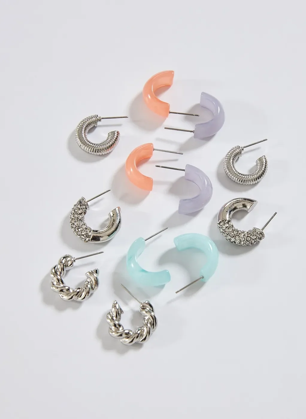 Kit Argolinhas Prateadas E Coloridas