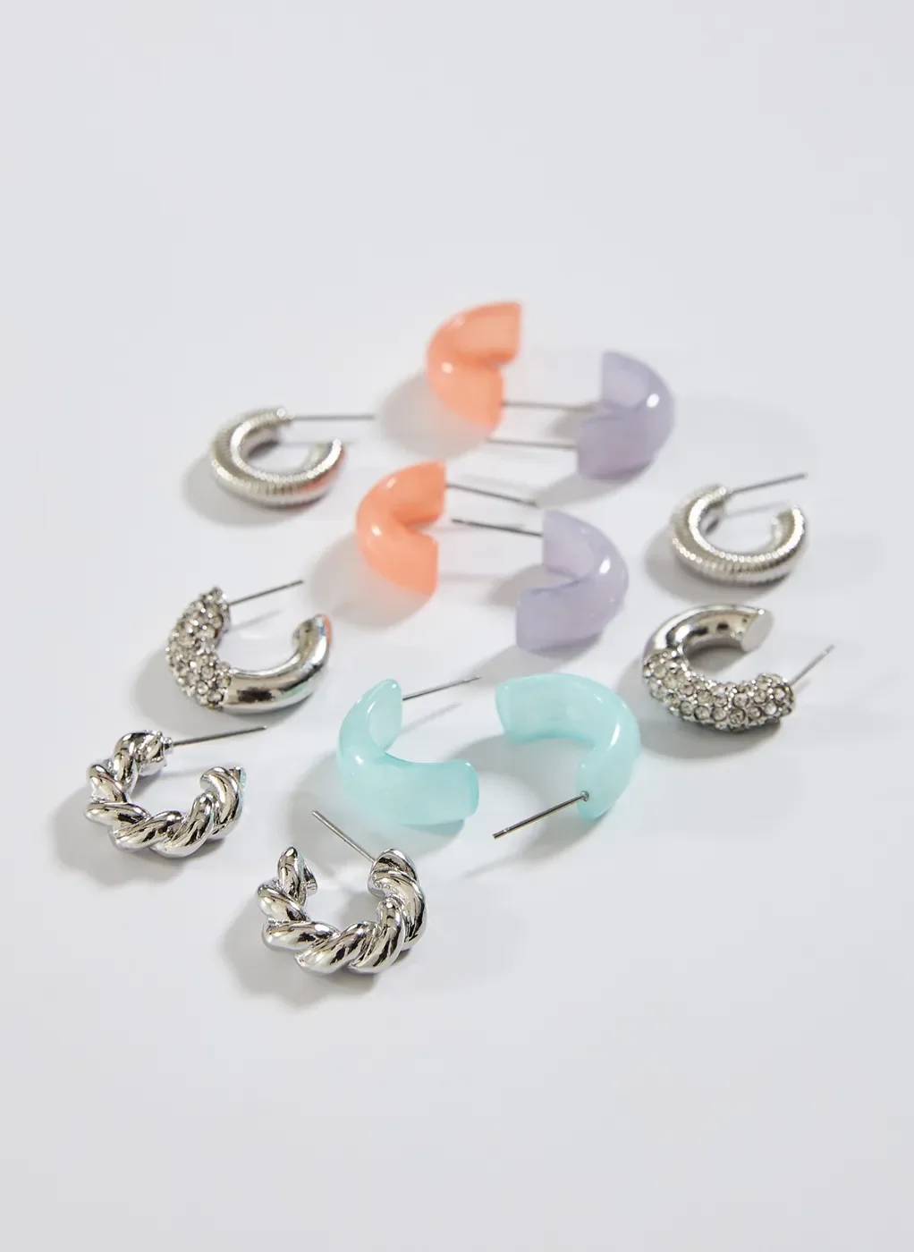 Kit Argolinhas Prateadas E Coloridas