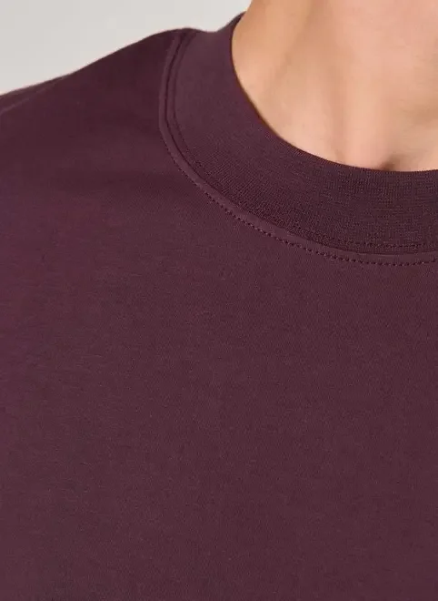 Camiseta Manga Curta Relaxed Lisa