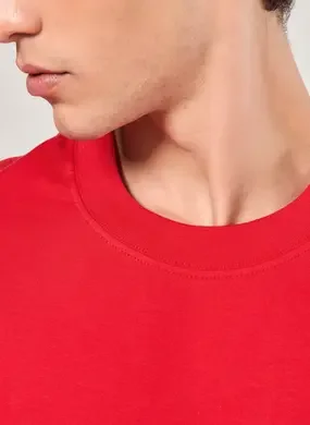 Camiseta Manga Curta Relaxed Lisa