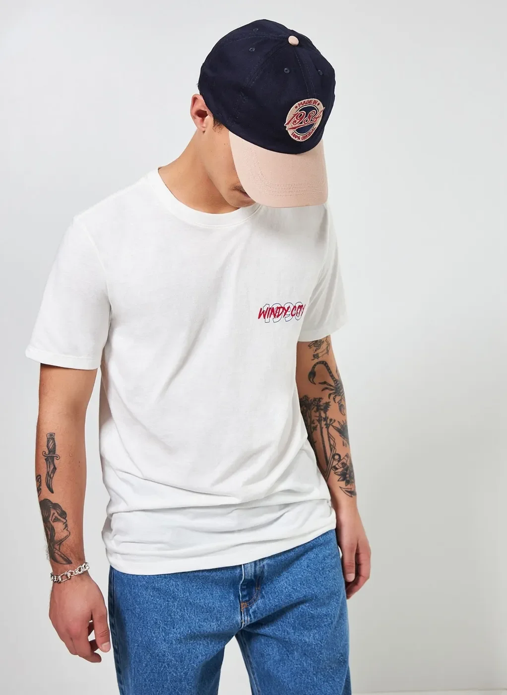 Camiseta Off-White Com Estampa Nas Costas