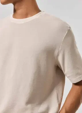 Camiseta Manga Curta Estonada Com Textura