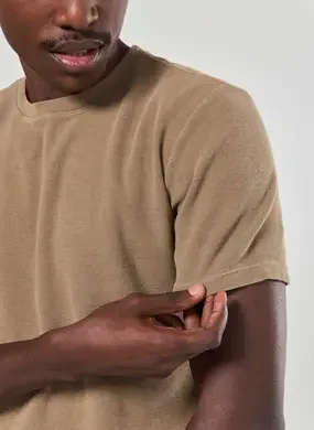 Camiseta Manga Curta Estonada Com Textura