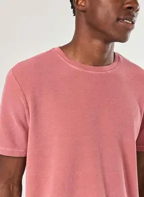 Camiseta Manga Curta Estonada Com Textura