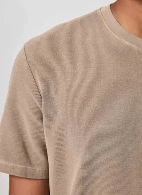 Camiseta Manga Curta Estonada Com Textura