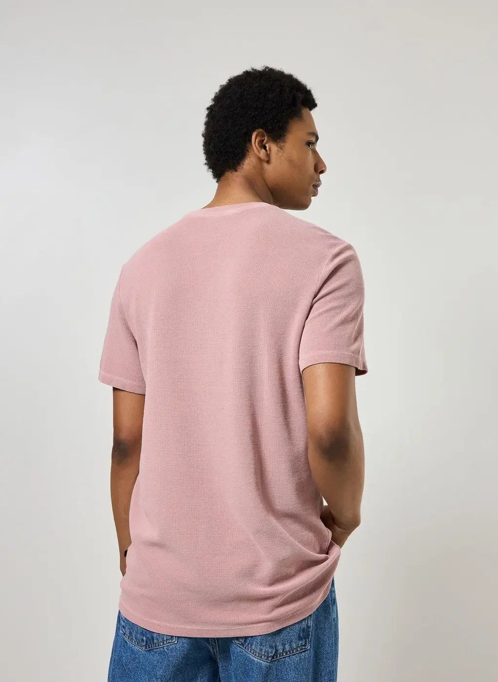 Camiseta Manga Curta Estonada Com Textura