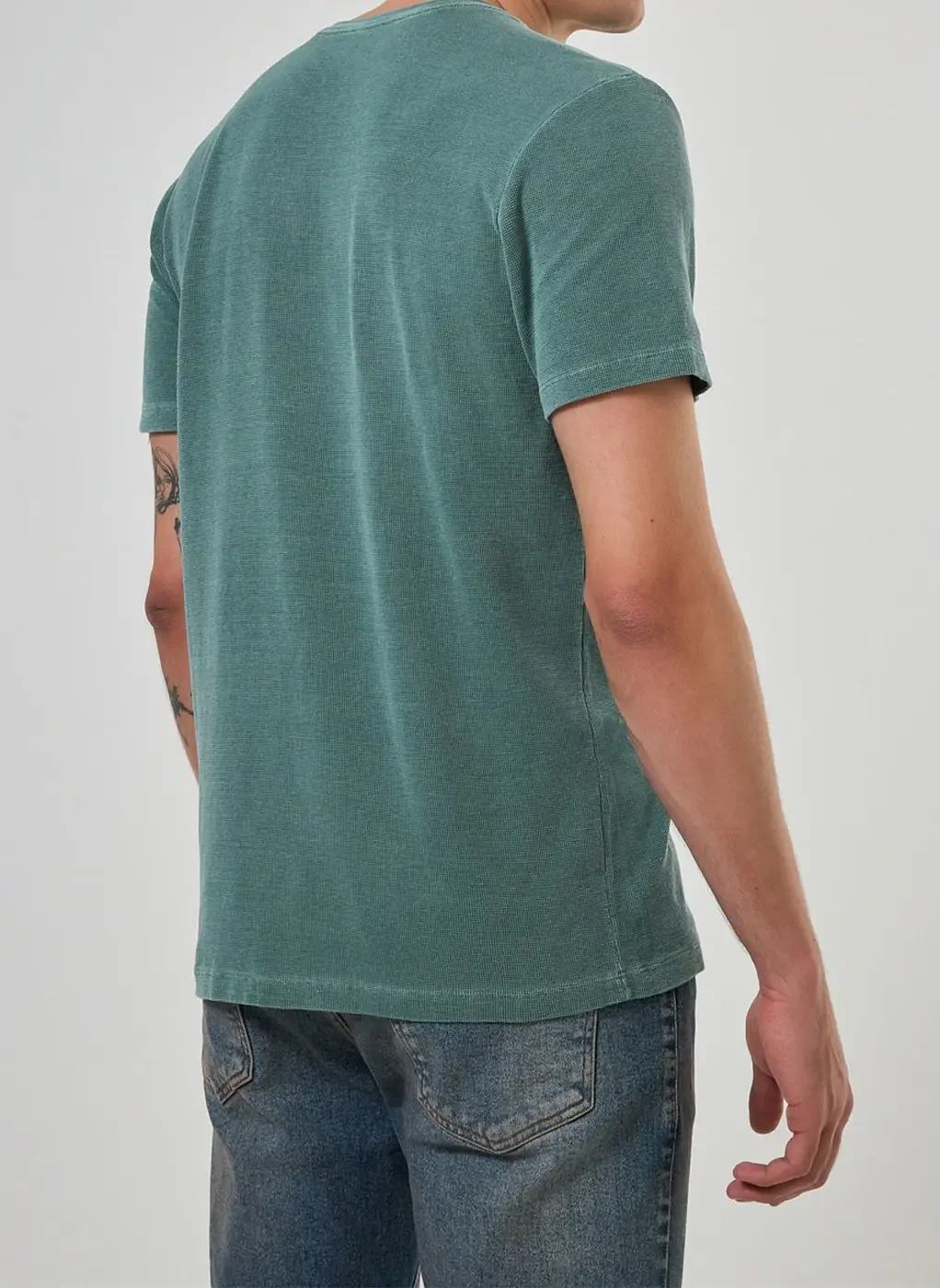 Camiseta Manga Curta Estonada Com Textura