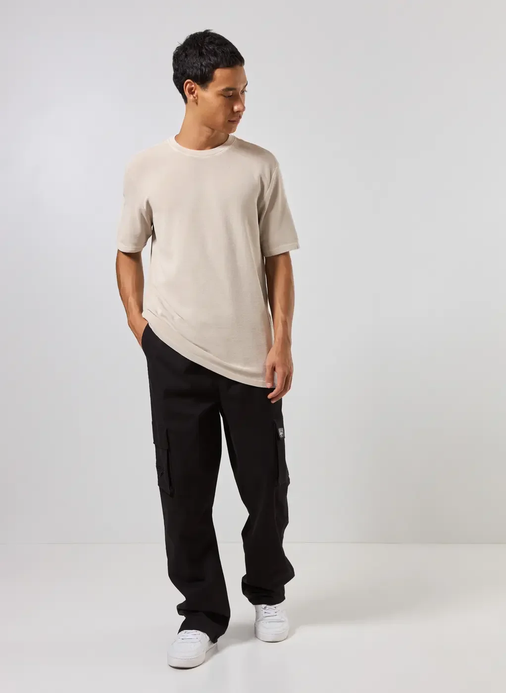 Camiseta Manga Curta Estonada Com Textura