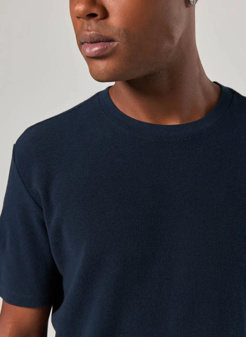 Camiseta Manga Curta Estonada Com Textura