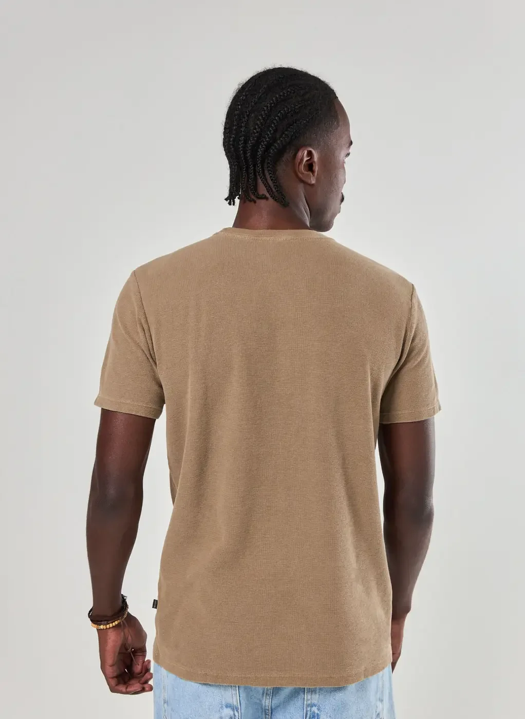 Camiseta Manga Curta Estonada Com Textura