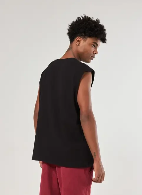 Regata Em Malha Cortada A Fio