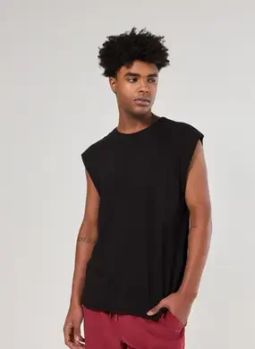 Regata Em Malha Cortada A Fio