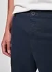 Calça Chino Em Sarja Azul Marinho