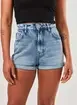 Short Mom Jeans Com Elástico