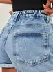 Short Mom Jeans Com Elástico