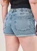 Short Mom Jeans Com Elástico