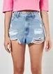 Short Jeans Claro Rasgos