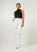 Calça Cargo Off-White Costuras Contrastantes