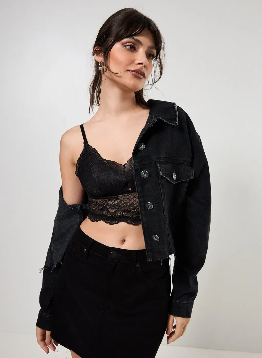 Top De Renda Com Vazado