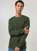 Camiseta Manga Longa Com Textura