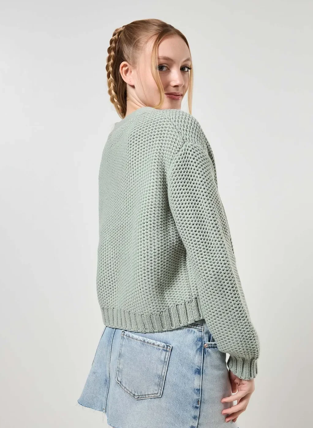 Cardigan Em Tricô Encorpado