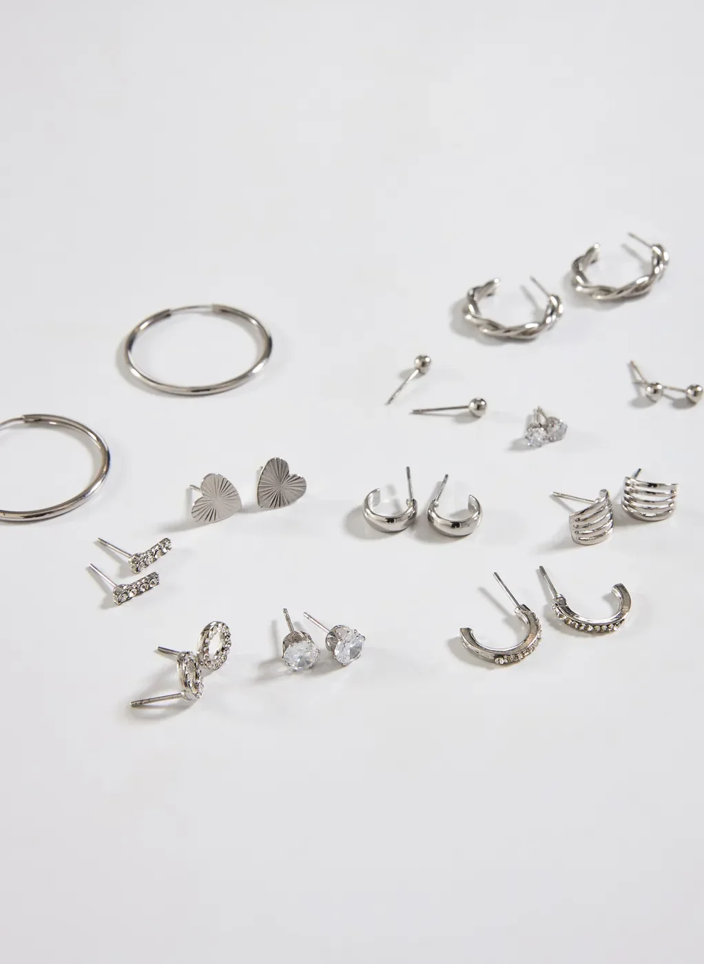 Conjunto 12 Brincos E Argolas