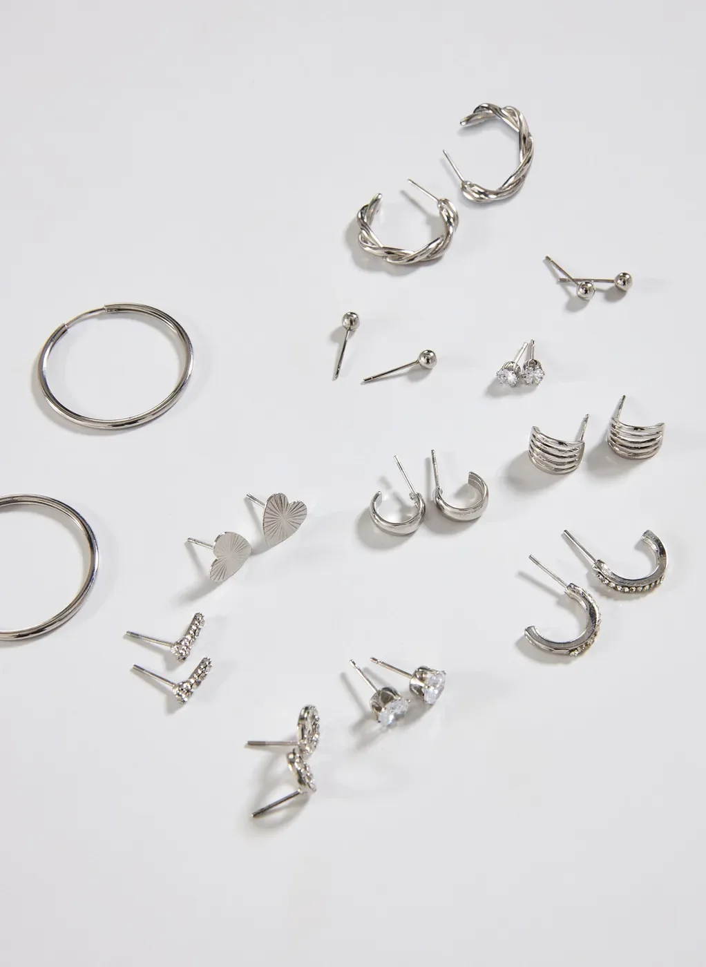 Conjunto 12 Brincos E Argolas