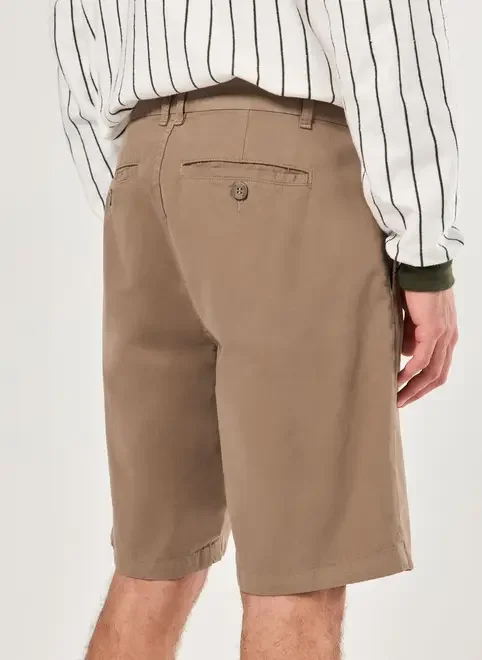 Bermuda Em Sarja Lisa