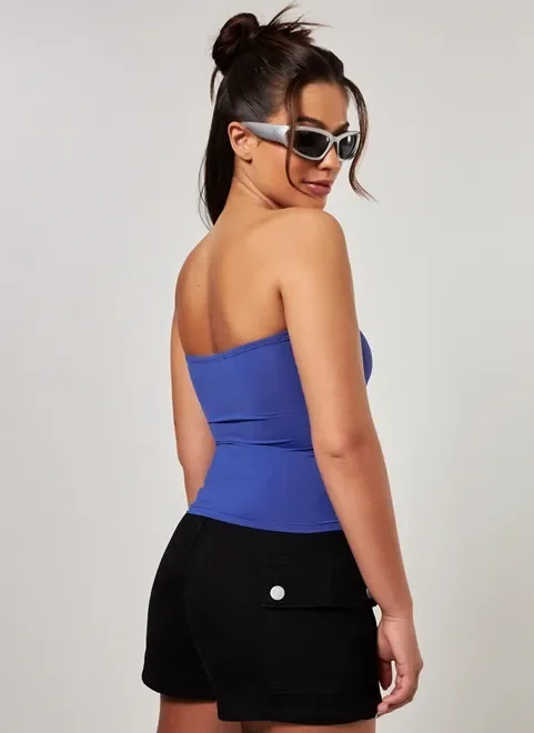 Blusa Tube Top Em Poliamida