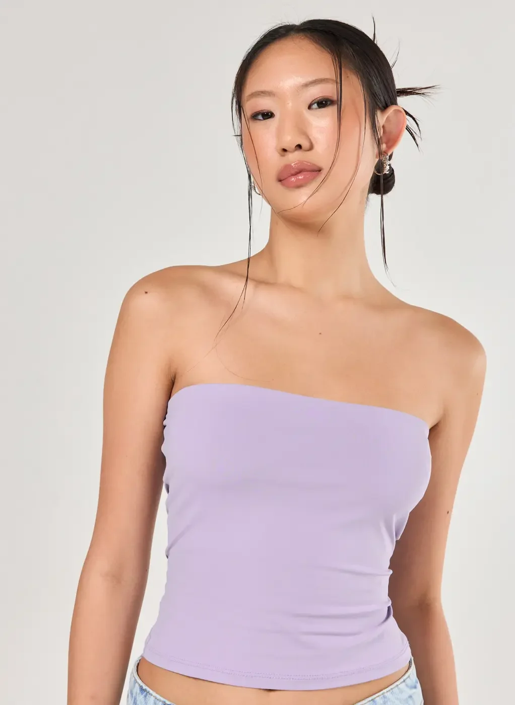 Blusa Tube Top Em Poliamida